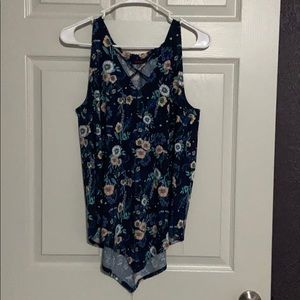 cute floral tank top